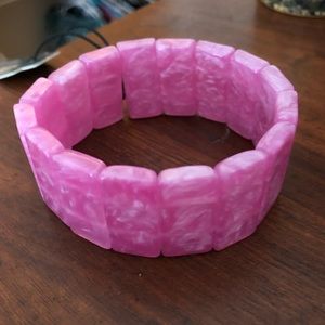 chunky pink bracelet